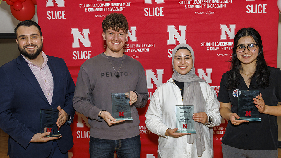 Student organizations, individuals honored at year-end Student Impact Awards