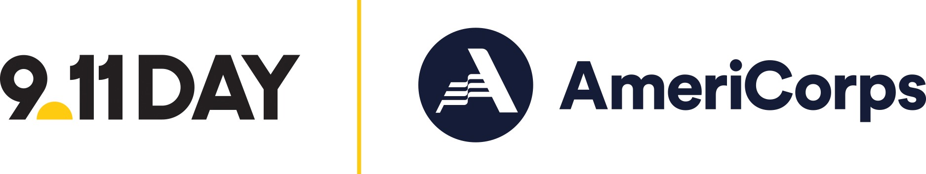 9/11 Day and AmeriCorps logos side by side.