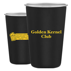 sample of Golden Kernel Club's stainless steel cup.
