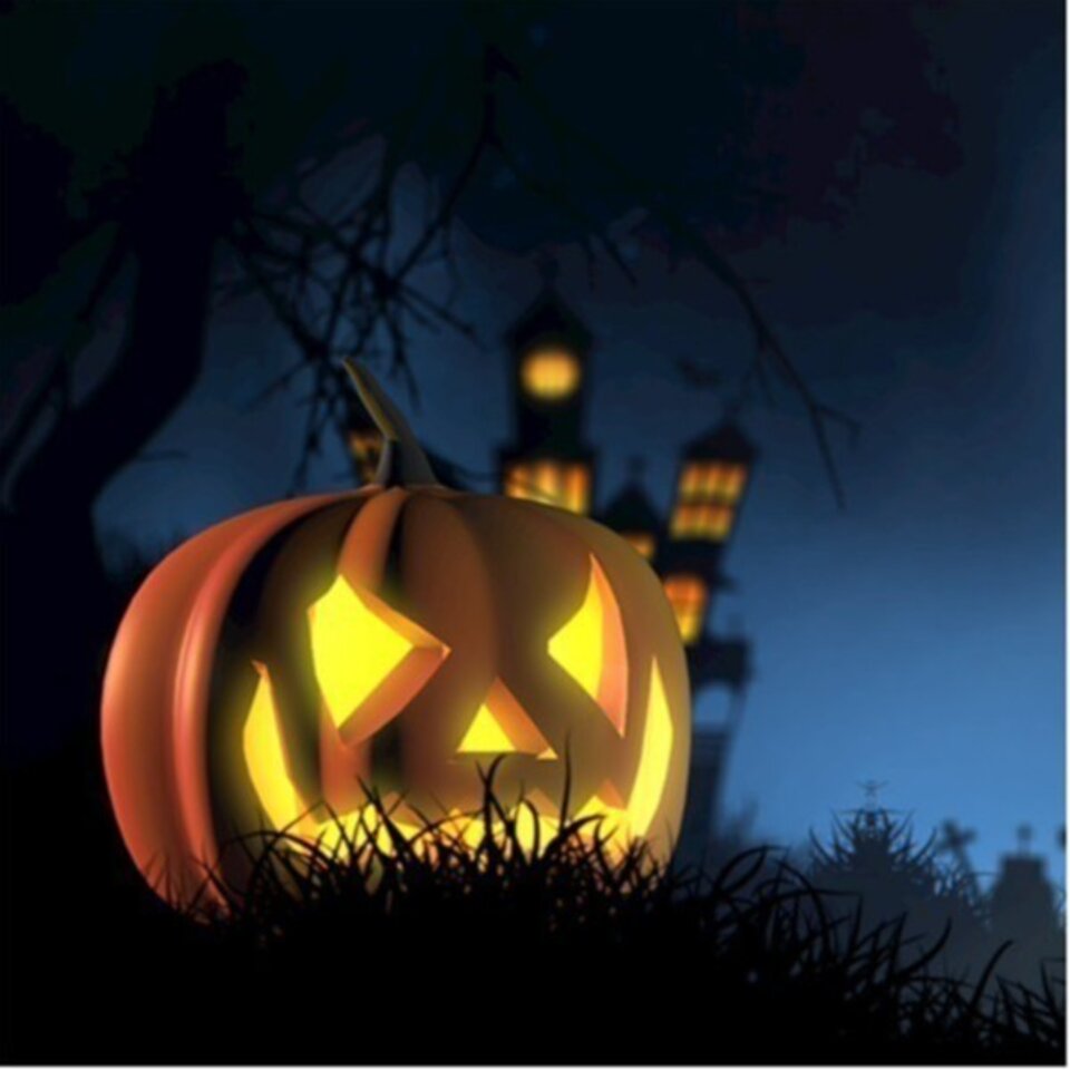 Husker Haunt scary pumpkin